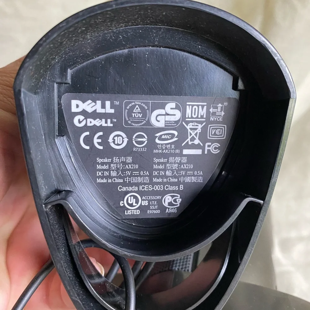 Dell AX210 Multimedia Speaker System DP/N 0R126K/042DJY PC USB AUX Speakers